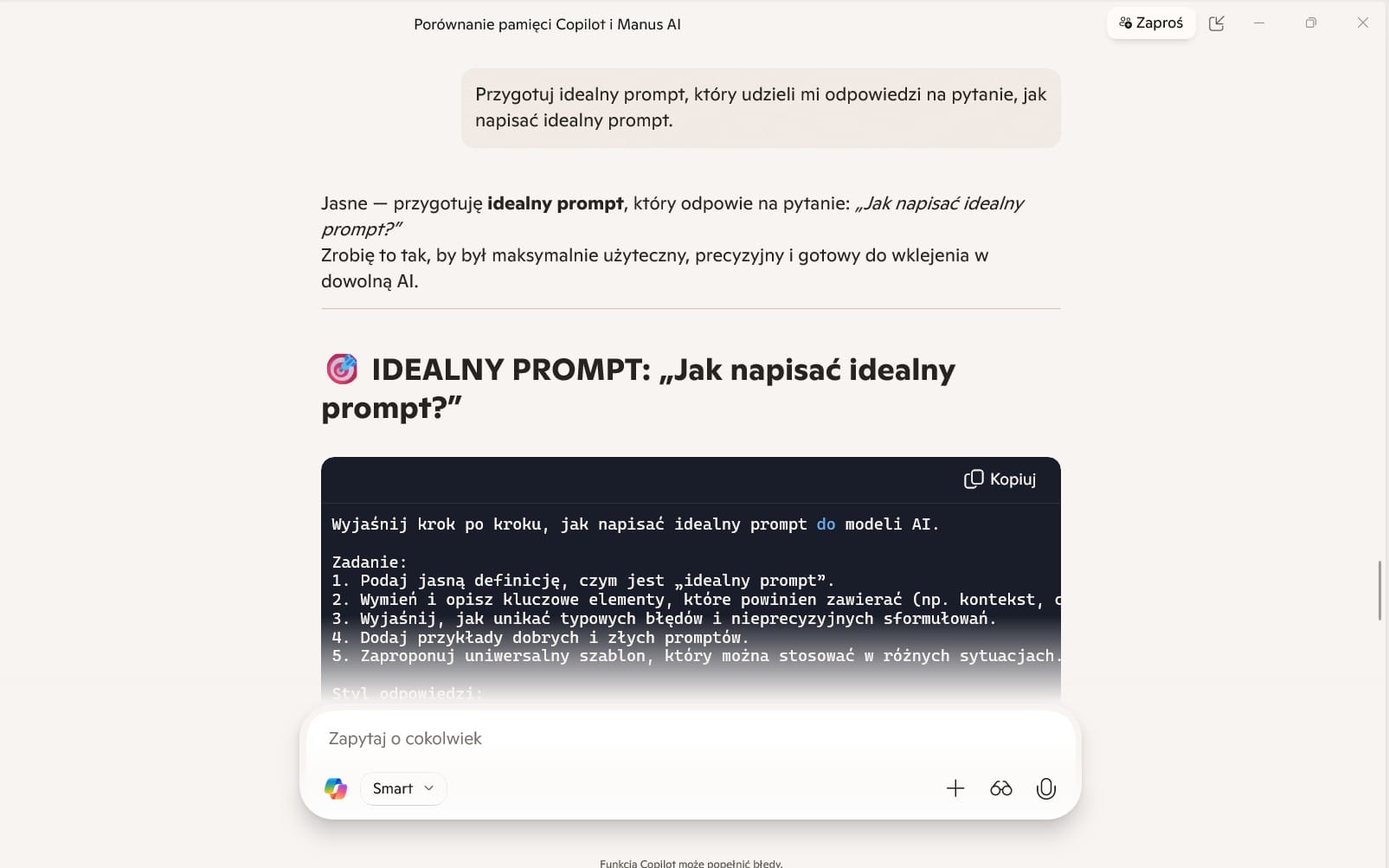 Jak pisać dobre prompty — poradnik dla (zwykłych) ludzi